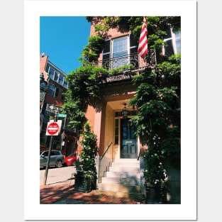 Brick Townhouse - Beacon Hill, Boston Posters and Art